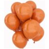 Globos naranja oscuro de 12 pulgadas 50 unidades globos