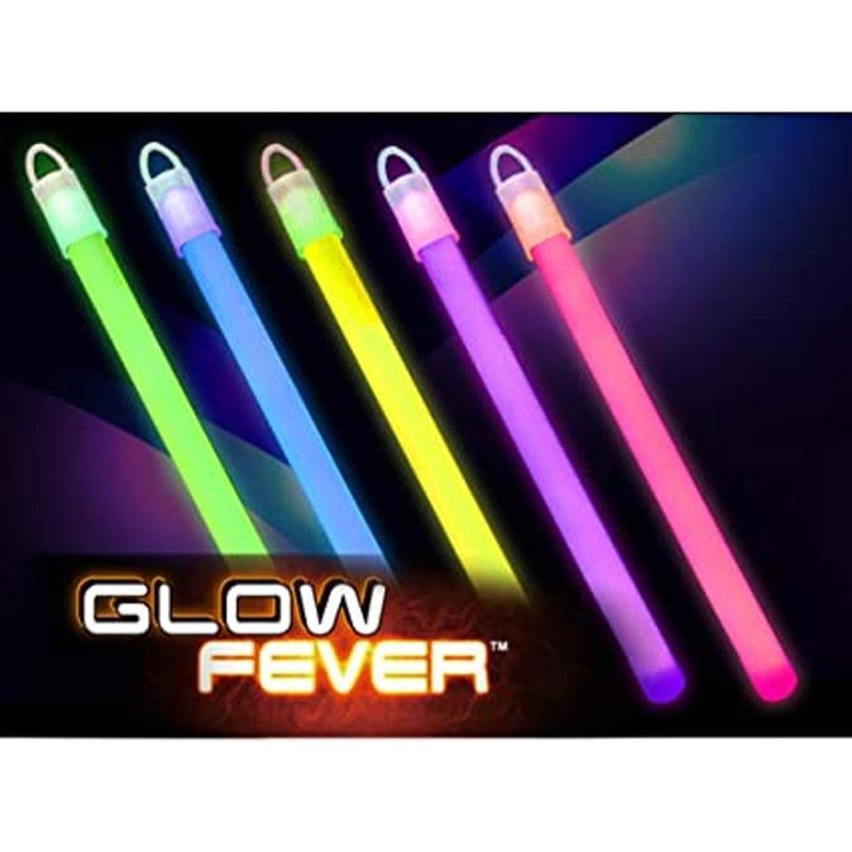 Glow Fever Palitos a granel de 50 unidades de 6 pulgadas