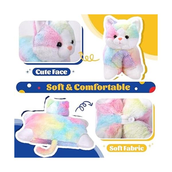 Glow Guards Almohada de juguete de peluche de gato_3