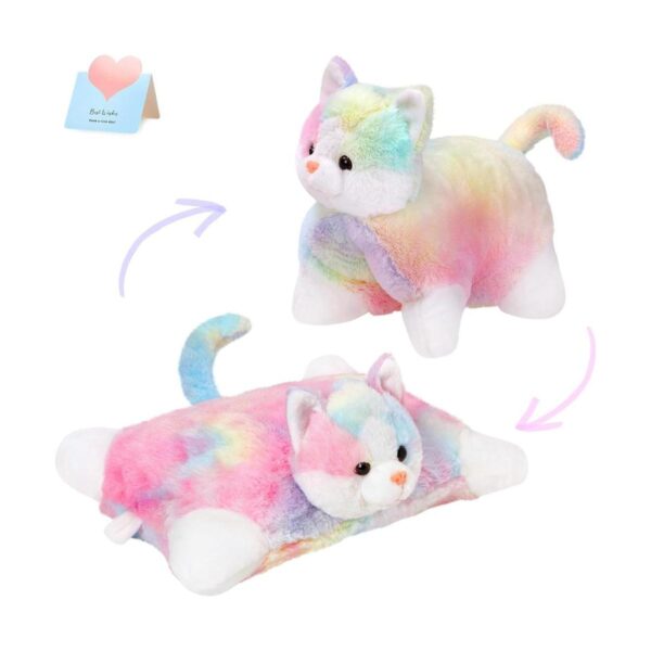Glow Guards Almohada de juguete de peluche de gato_1