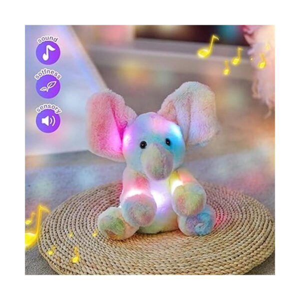 Glow Guards Light up PeekABoo Elefante de peluche musical_2