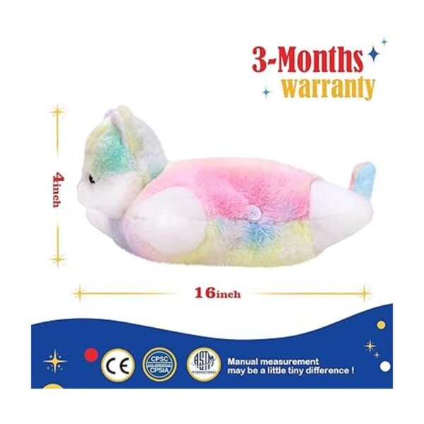 Glow Guards Almohada de juguete de peluche de gato_6