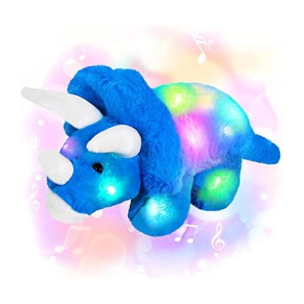 Glow Guards Juguete triceratops de dinosaurio musical_1