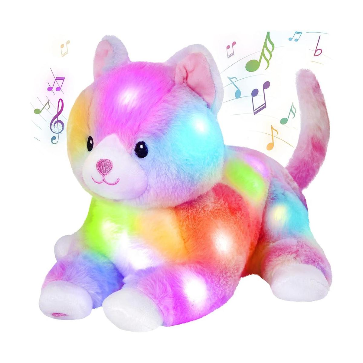 Glow Guards Juguete de peluche para gatos con luz musical