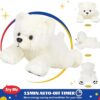 Glow Guards Oso polar iluminado con luz LED de peluche_6