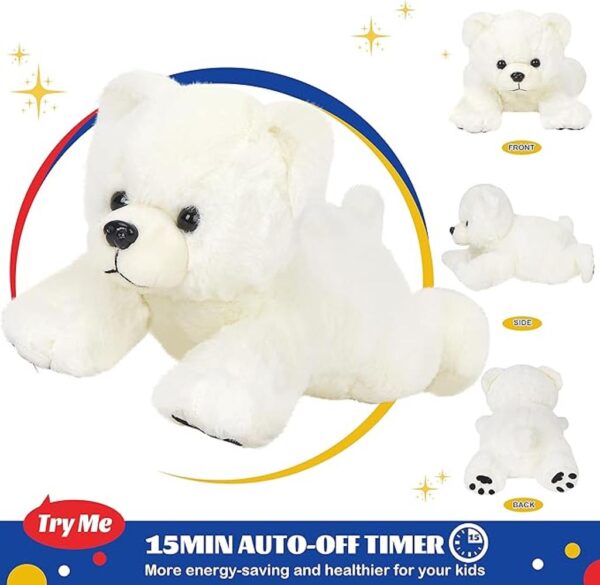 Glow Guards Oso polar iluminado con luz LED de peluche_6