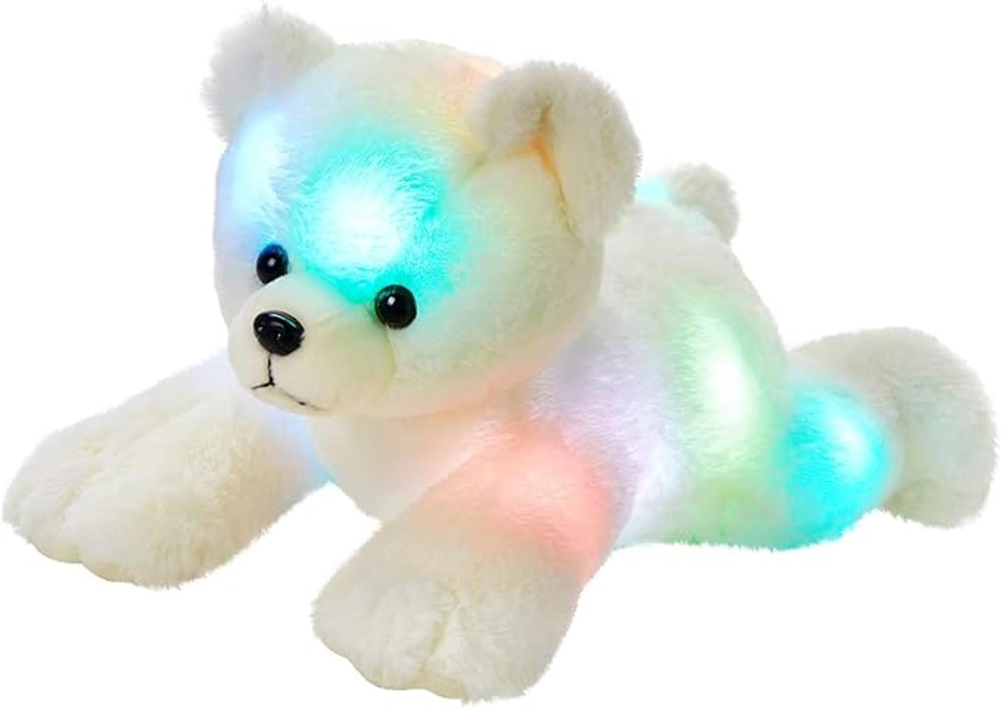 Glow Guards Oso polar iluminado con luz LED de peluche
