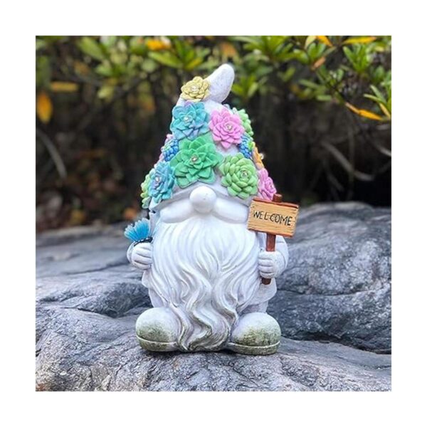 Gnomo Estatuas de jardín para decoración al aire libre_5