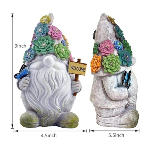Gnomo Estatuas de jardín para decoración al aire libre_2