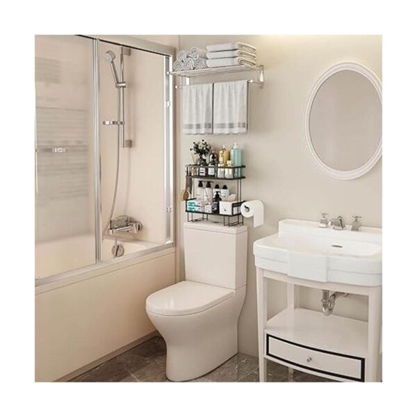 Godboat Estante organizador de baño de 2 niveles estante_2