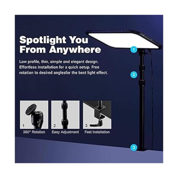 Godox Luz clave ES45 luz de video LED con soporte de_5