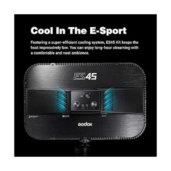 Godox Luz clave ES45 luz de video LED con soporte de_4