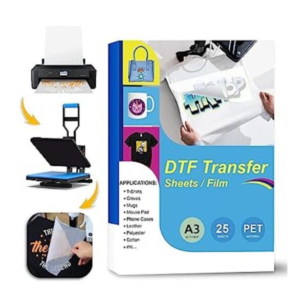Godora 25 hojas de película de transferencia A3 DTF 11.7