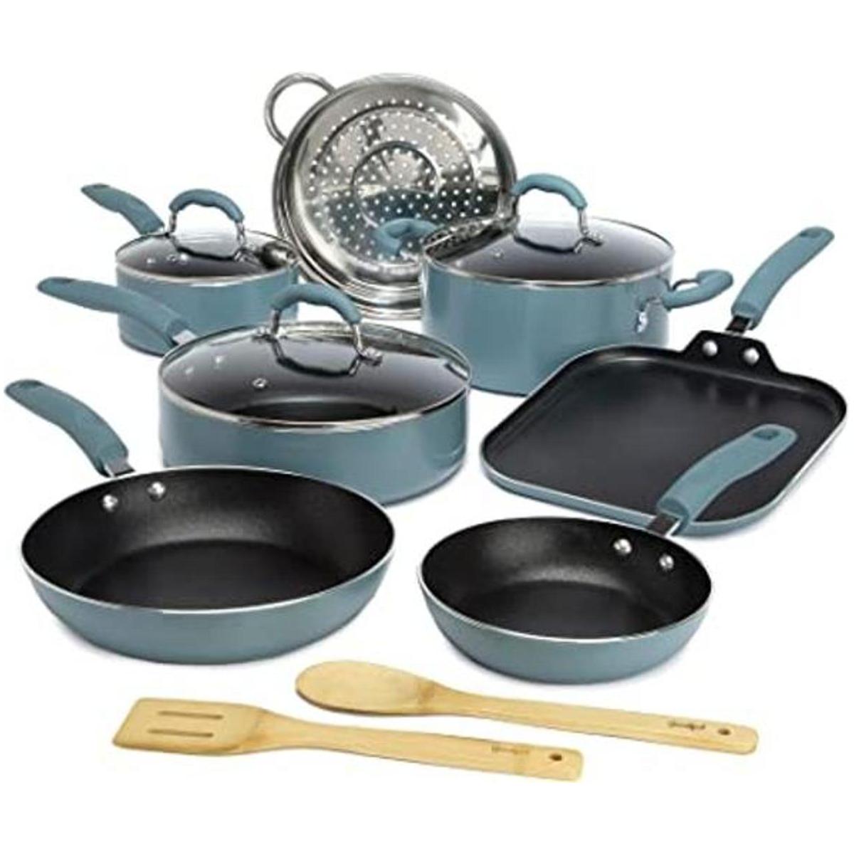 Goodful Juego de utensilios de cocina con revestimiento