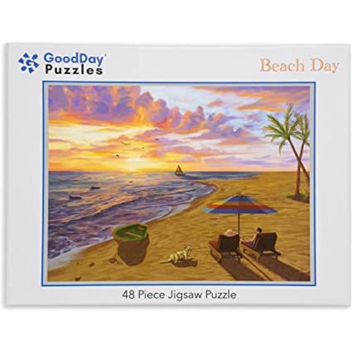 GoodDay Puzzles Rompecabezas de 48 piezas grandes Día de