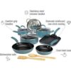 Goodful Juego de utensilios de cocina con revestimiento