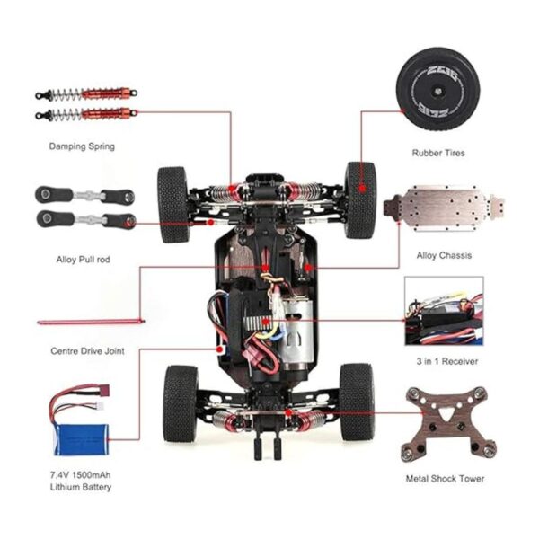 GoolRC Wltoys RC Car XKS 144001 RC Car 37.3 mih High_5