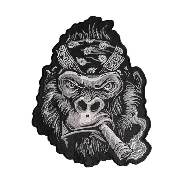 Gorilla Smoking Cigar con bandana para la cabeza 10.0 x_1