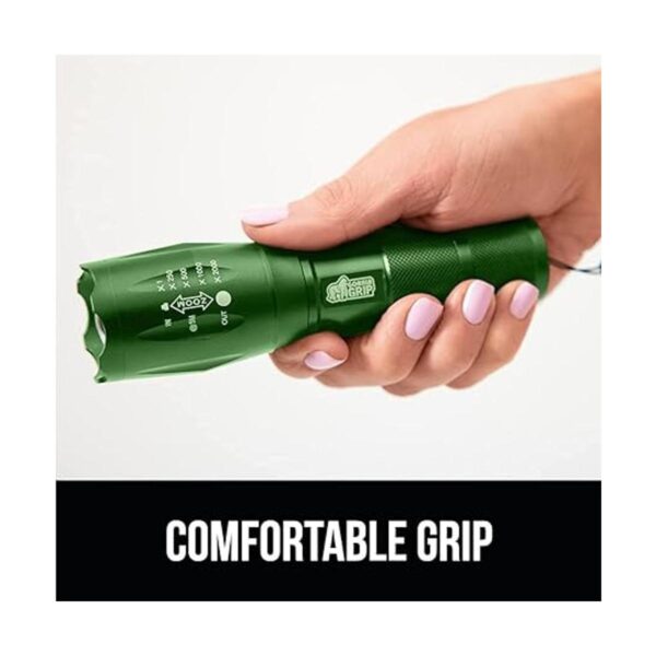 Gorilla Grip Paquete de 2 linternas tácticas LED de mano_6