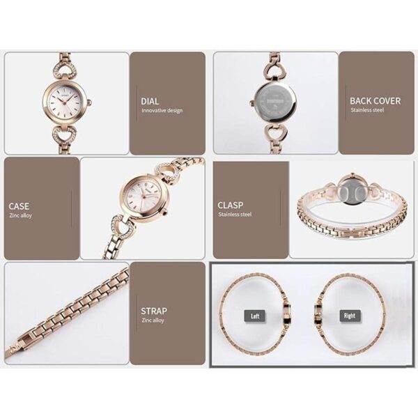 Gosasa Reloj de pulsera de cuarzo para mujer reloj_3