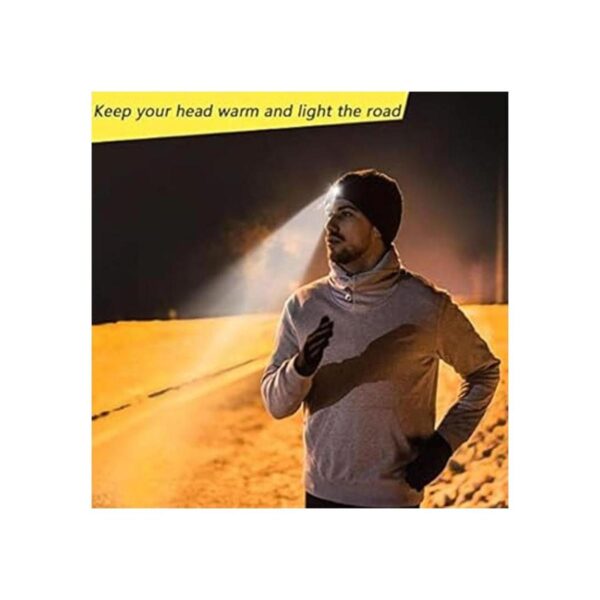 Gorro con luz recargable por USB con luz LED regalo de_5