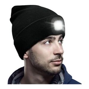 Gorro unisex con luz recargable por USB gorro LED para_1