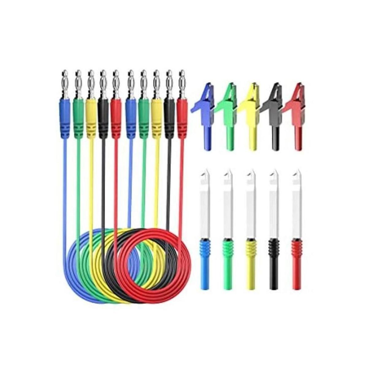 Goupchn Kit de cables de prueba de enchufe de plátano a