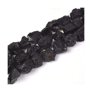 Granos naturales Tektite Nugget Chips Rock DIY para hacer_1