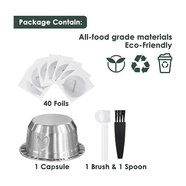 Grasseed Cápsula Vertuo recargable kit de cápsulas Vertuo_2