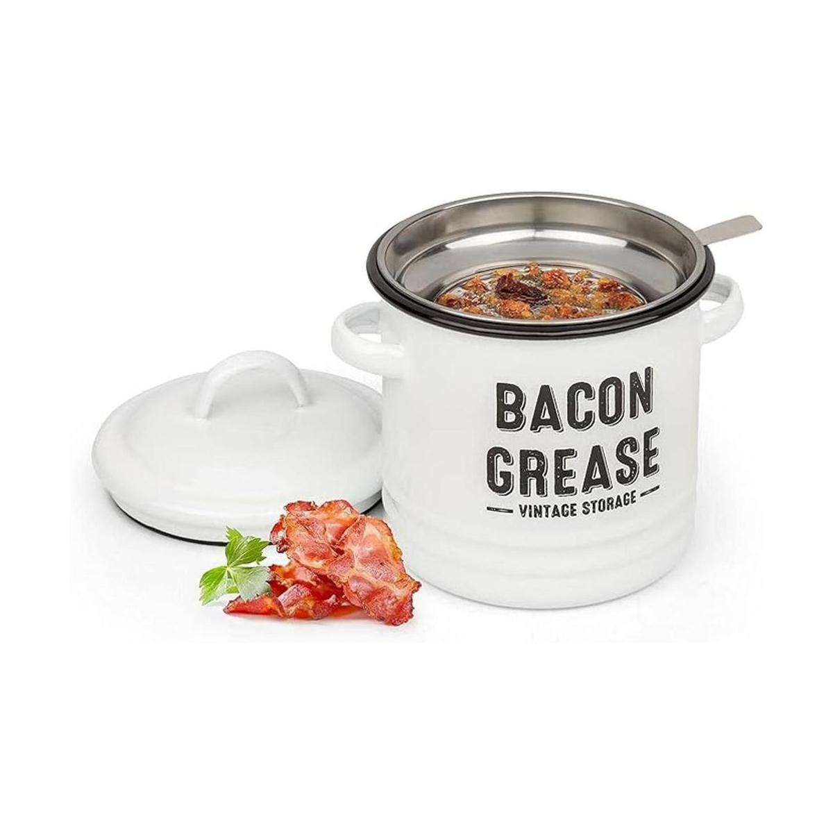 Granrosi Contenedor de grasa de tocino con colador