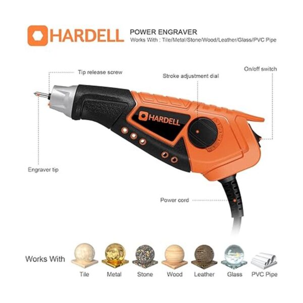 HARDELL Grabador de 15 W herramienta eléctrica de grabado_2