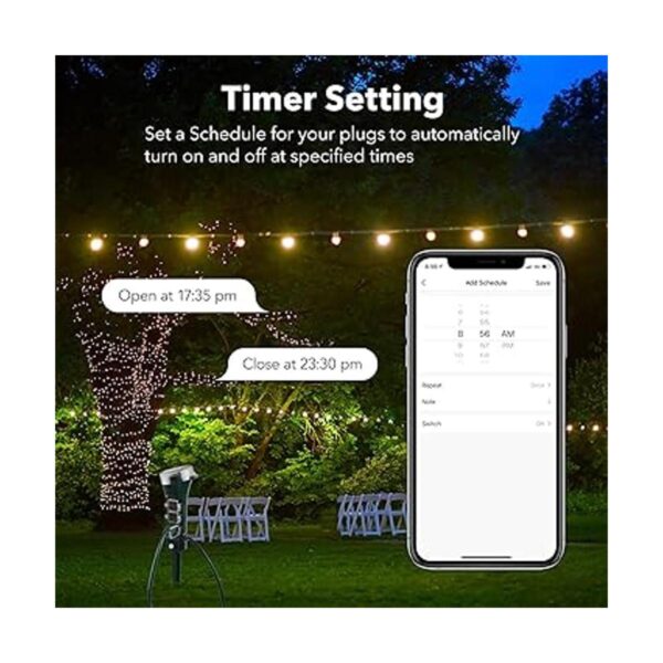 HBN Enchufe inteligente para exteriores impermeable WiFi_5