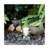 HDNICEZM Estatua de gnomo de jardín flocado gnomo grande_3