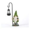 HDNICEZM Estatua de gnomo de jardín flocado gnomo grande_1