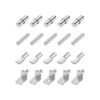 HELIFOUNER 92 piezas 4 estilos pernos kit de estantes