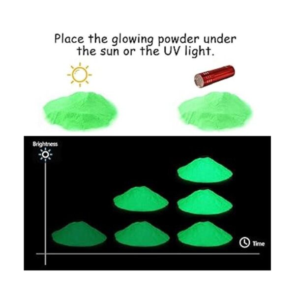HEMOER 12 colores brillan en la oscuridad pigmento en
