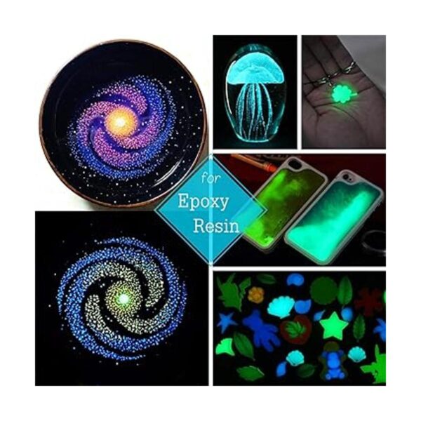 HEMOER 12 colores brillan en la oscuridad pigmento en