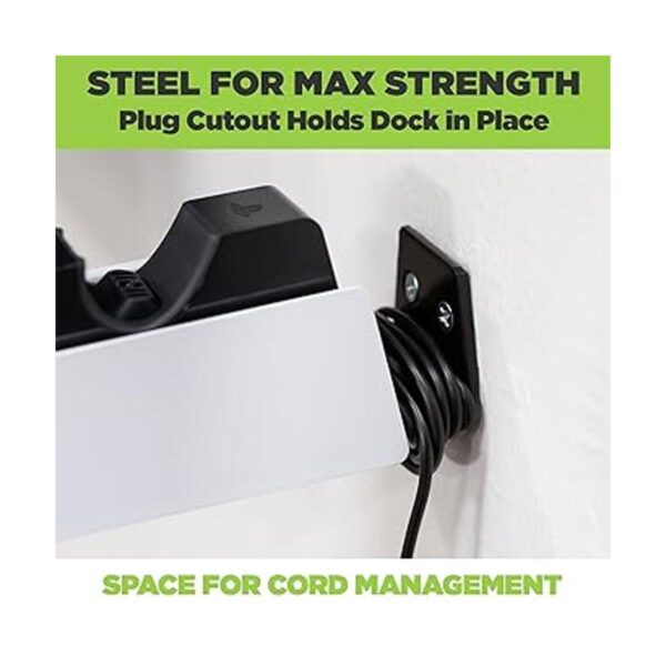 HIDEit Mounts PS5 DS PS5 DualSense Charging Station Wall_2