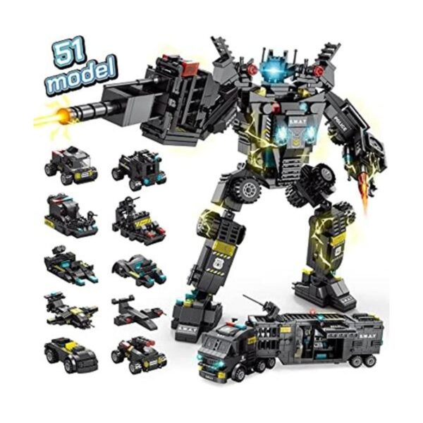 HISTOYE Kit de construcción de robot 51 en 1 para niños_1