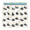 HISTOYE Kit de construcción de robot 51 en 1 para niños_3
