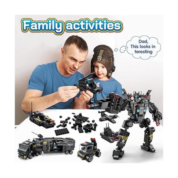 HISTOYE Kit de construcción de robot 51 en 1 para niños_2