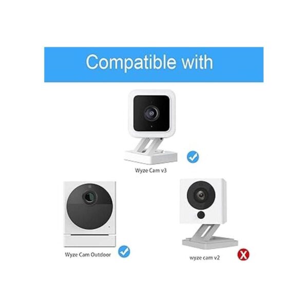 HOLACA Ganchos de vinilo para Wyze Cam V3 clips de