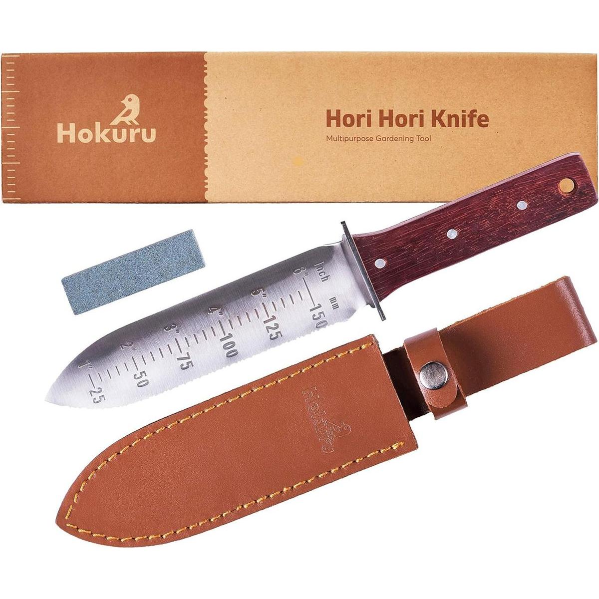 HOKURU Hori Hori Cuchillo Paisajismo excavación
