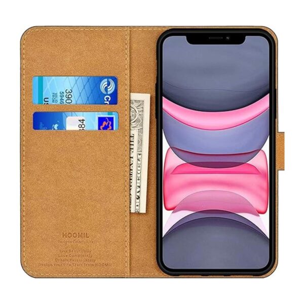 HOOMIL MagFlip Series Funda de piel diseñada para iPhone_2