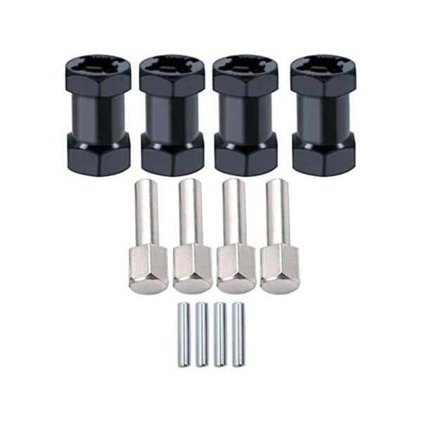 HOPLEX 0.472 in rueda hexagonal Hub con extensión de 0.787_1