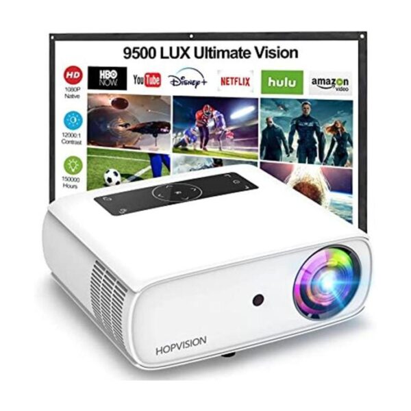 HOPVISION Proyector nativo de 1080 píxeles y Full HD_1