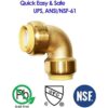 HQMPC Codo Pex de 34 pulgadas Pex PushFit de 90 grados_3