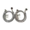 HQRP Mangueras para lavadora de acero inoxidable codo de
