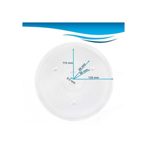 HQRP Bandeja giratoria de cristal compatible con Hamilton