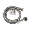 HQRP Mangueras para lavadora de acero inoxidable codo de